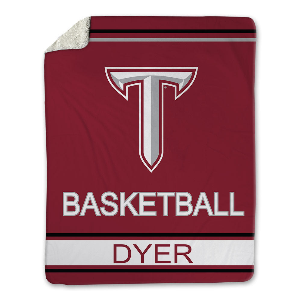 Troy - NCAA Women's Basketball : Xaviera Dyer - Blanket-1