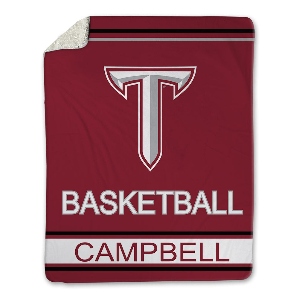 Troy - NCAA Men's Basketball : Cooper Campbell - Blanket-1