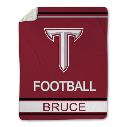 Troy - NCAA Football : Robert Bruce - Blanket-0