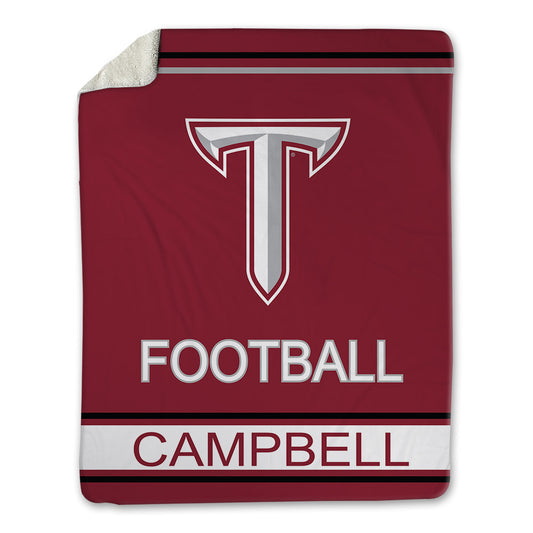 Troy - NCAA Football : Keyshawn Campbell - Blanket-0