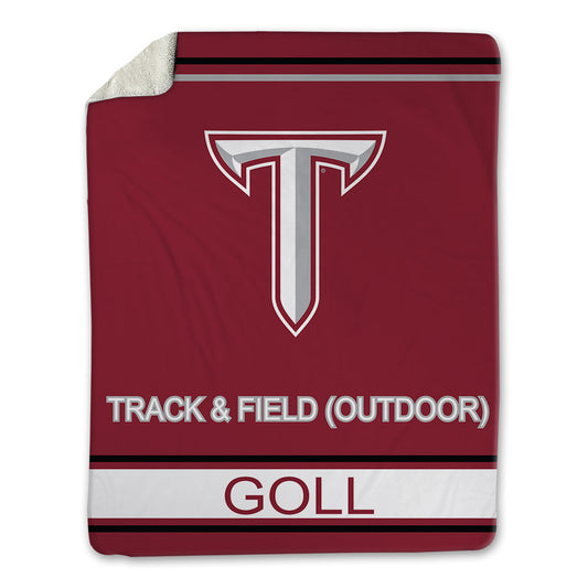 Troy - NCAA Men's Track & Field : Derrick Goll - Blanket-0