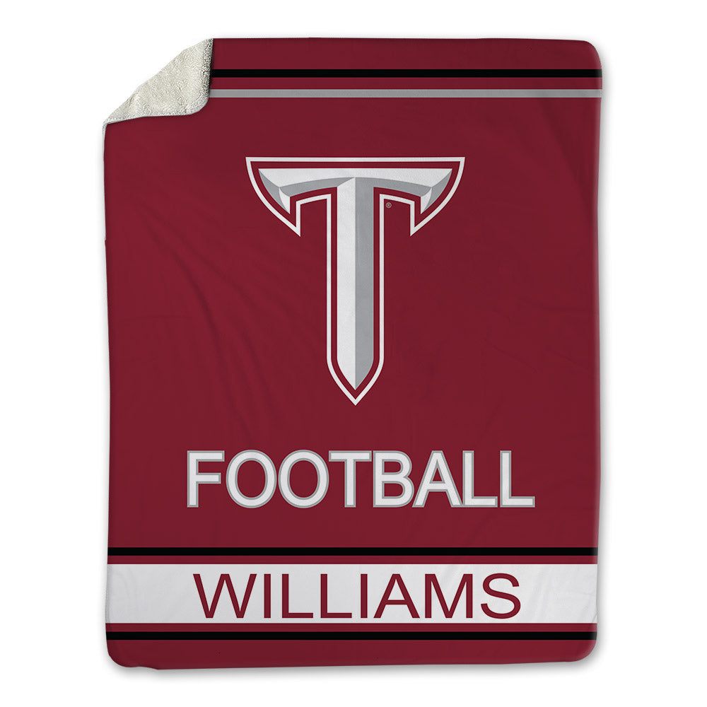 Troy - NCAA Football : Jah-Mal Williams - Blanket-0