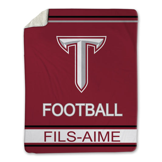 Troy - NCAA Football : Jamel Fils-Aime - Blanket-0