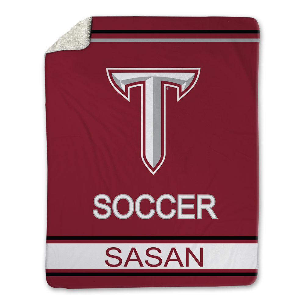Troy - NCAA Women's Soccer : Sofia Sasan - Blanket-1