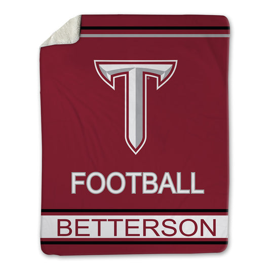 Troy - NCAA Football : Dewhitt Betterson - Blanket-0