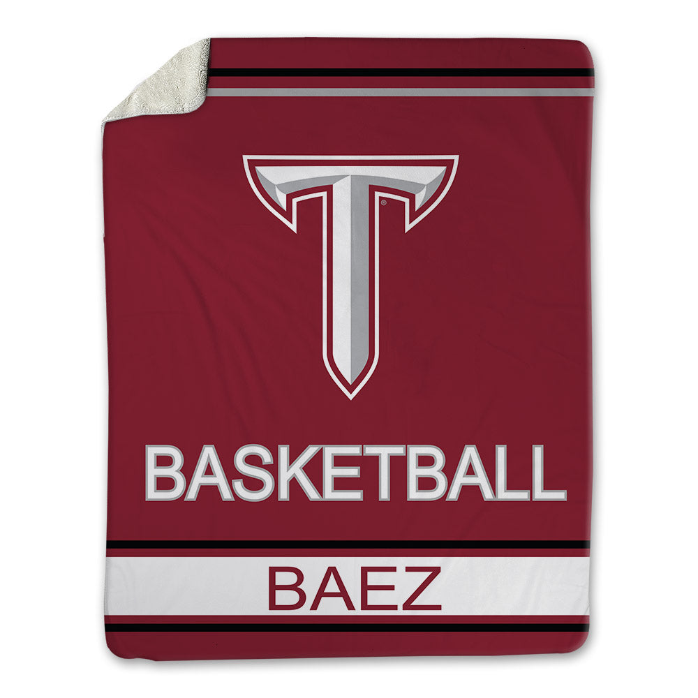 Troy - NCAA Women's Basketball : Ashley Baez - Blanket-0