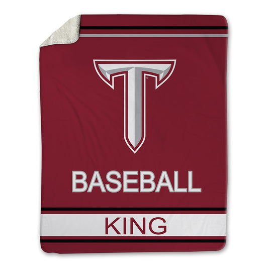Troy - NCAA Baseball : Dylan King - Blanket-0