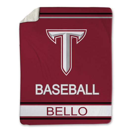 Troy - NCAA Baseball : Mikey Bello - Blanket-0