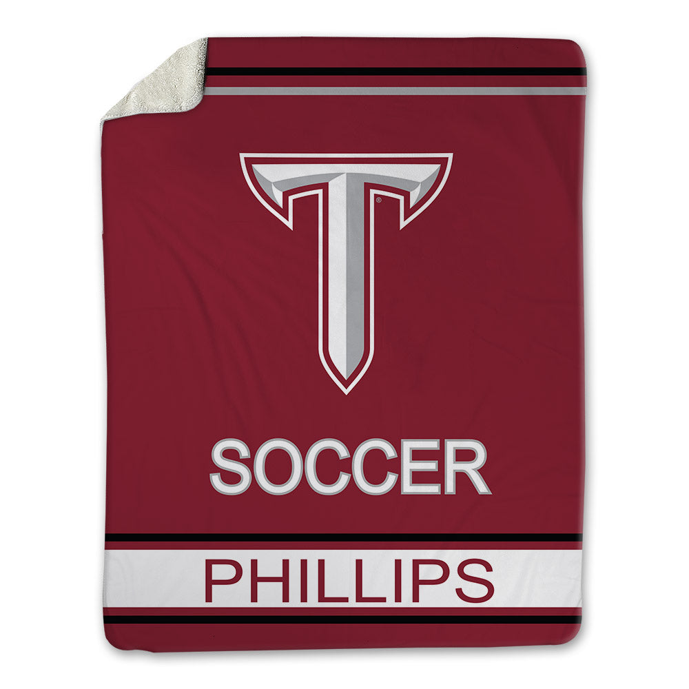 Troy - NCAA Women's Soccer : Hailey Phillips - Blanket-0