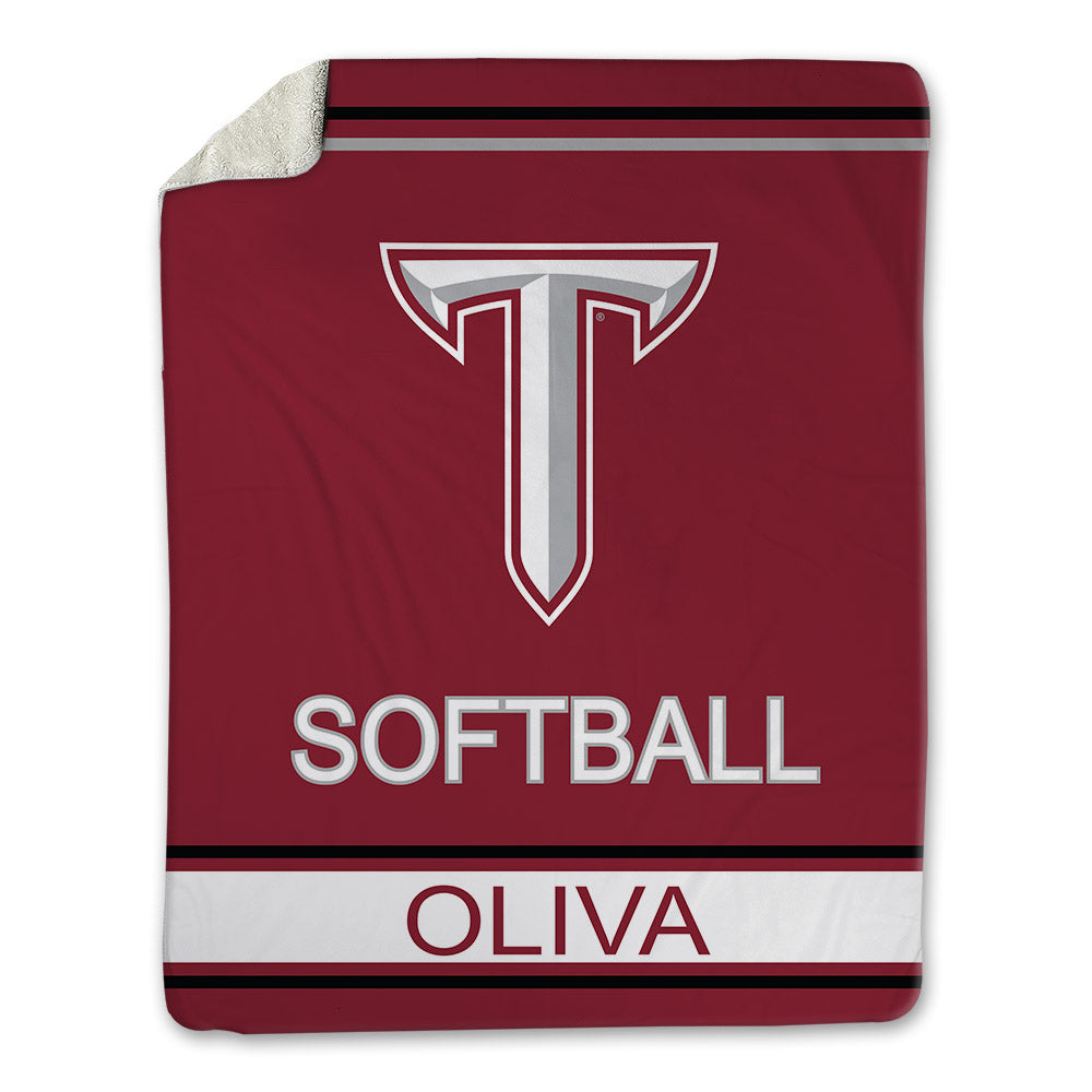 Troy - NCAA Softball : Caiden Oliva - Blanket-0