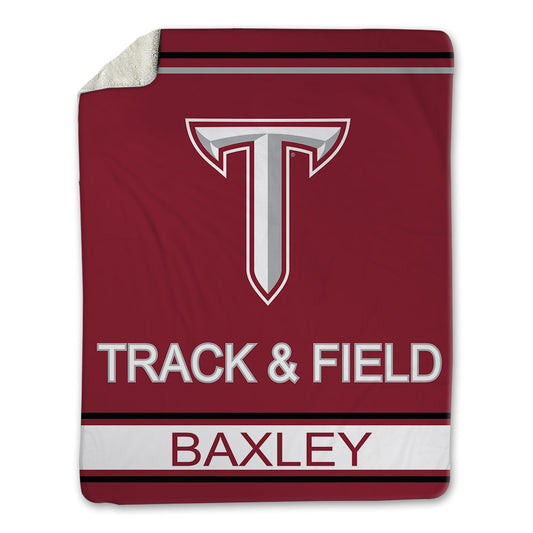 Troy - NCAA Men's Track & Field : Gavan Baxley - Blanket-0