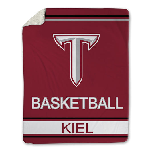 Troy - NCAA Men's Basketball : Kerrington Kiel - Blanket-0