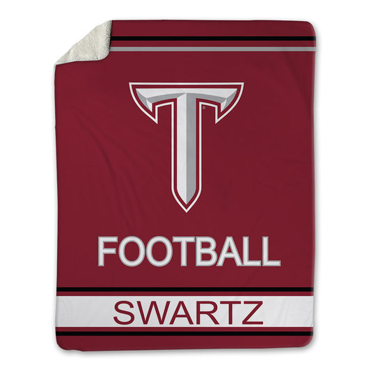 Troy - NCAA Football : Trae Swartz - Blanket-0