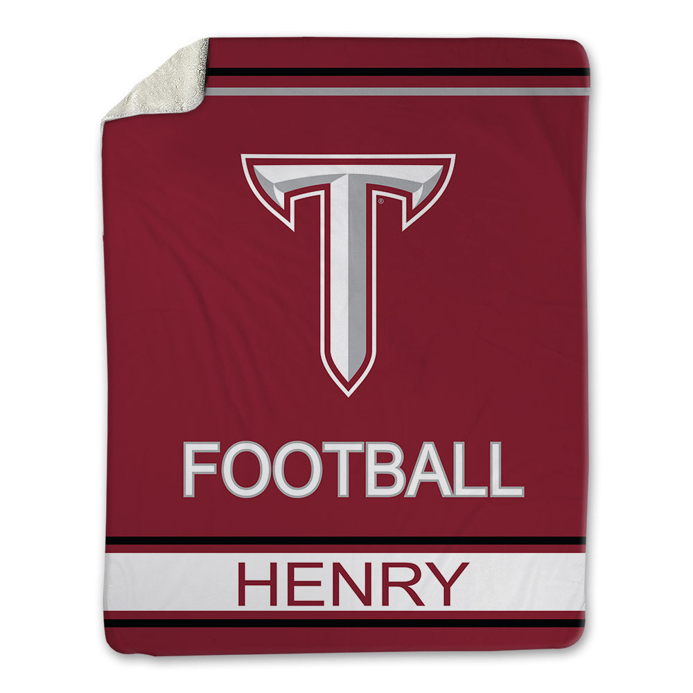 Troy - NCAA Football : Matthew Henry - Blanket-0