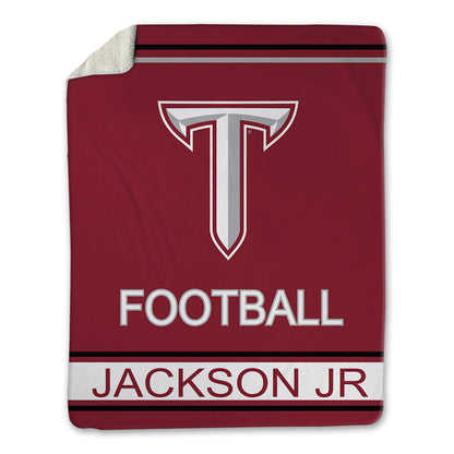 Troy - NCAA Football : DJ Jackson Jr - Blanket-0