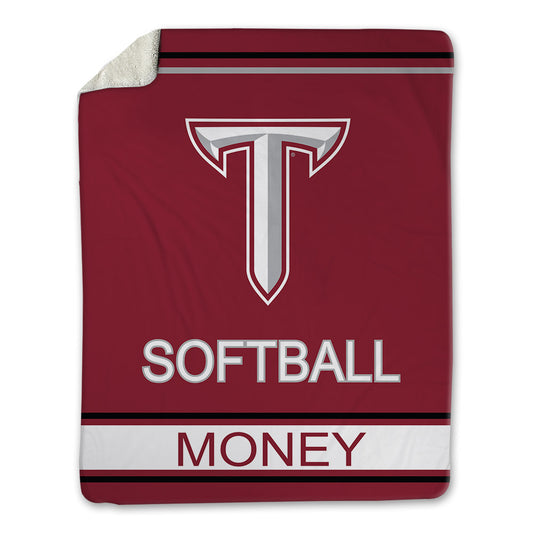 Troy - NCAA Softball : Savannah Money - Blanket-0