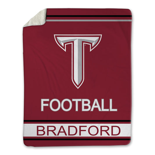 Troy - NCAA Football : KC Bradford - Blanket-0