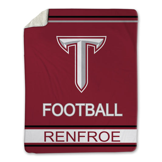 Troy - NCAA Football : Scott Renfroe - Blanket-0