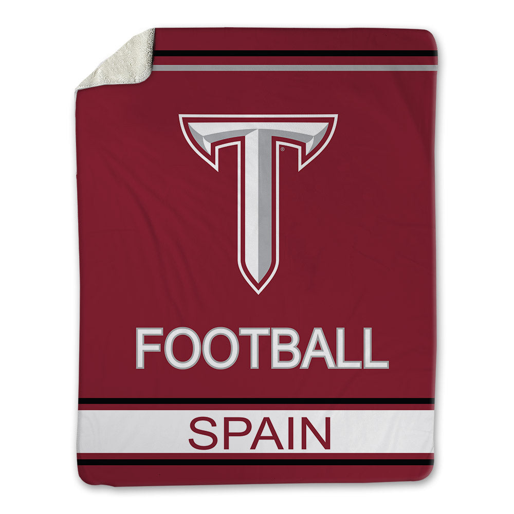 Troy - NCAA Football : Will Spain - Blanket-0