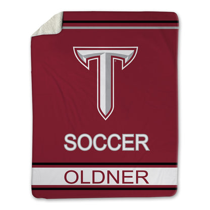 Troy - NCAA Women's Soccer : Melanie Oldner - Blanket-1