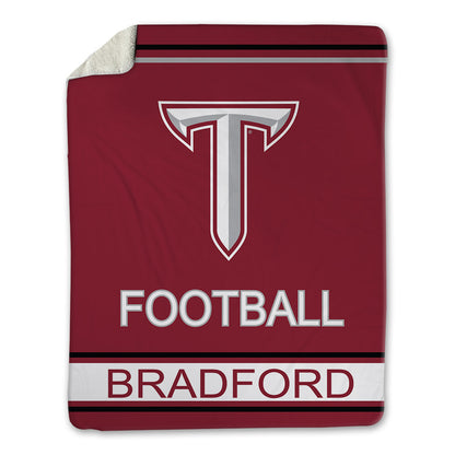 Troy - NCAA Football : KC Bradford - Blanket-1