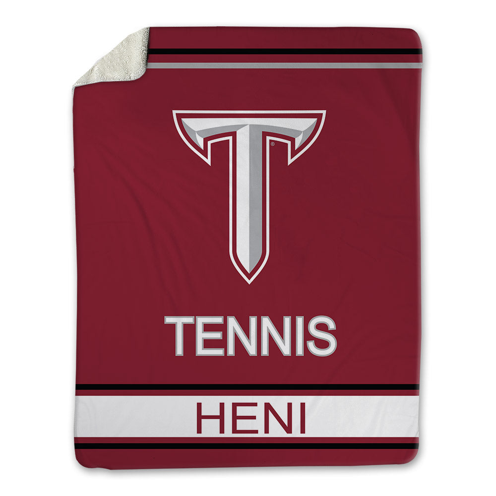 Troy - NCAA Women's Tennis : Hiba Heni - Blanket-1