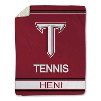 Troy - NCAA Women's Tennis : Hiba Heni - Blanket-1
