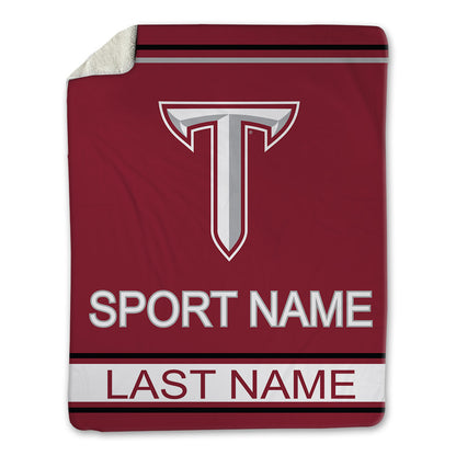 Troy - NCAA Football : RJ Shamberger - Blanket-1