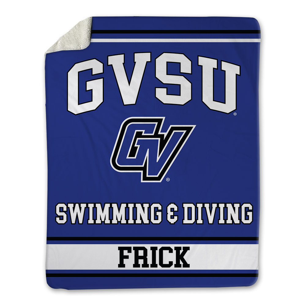Grand Valley - NCAA Women's Swimming & Diving : Linda Frick - Blanket-0