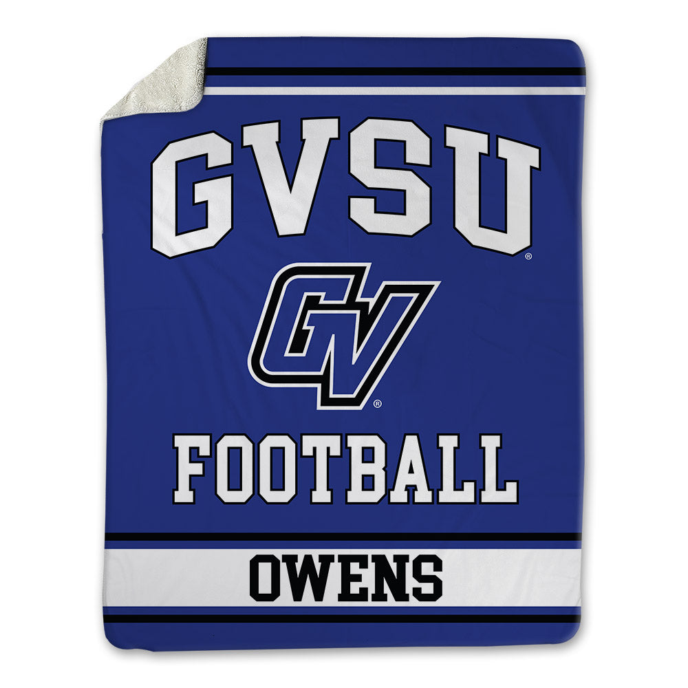Grand Valley - NCAA Football : Kenyon Owens - Blanket-0