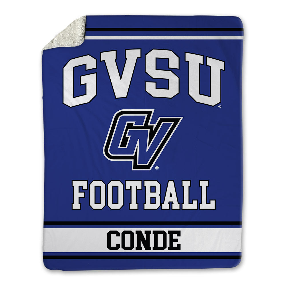 Grand Valley - NCAA Football : Jibriel Conde - Blanket-0