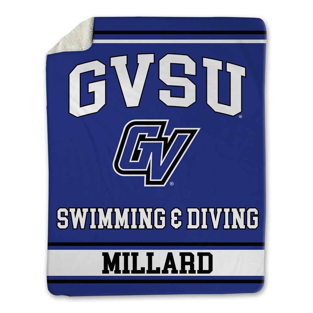 Grand Valley - NCAA Men's Swimming & Diving : Austin Millard - Blanket-0