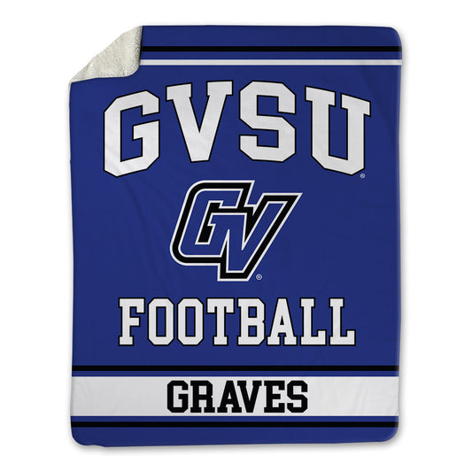Grand Valley - NCAA Football : Eli Graves - Blanket-0