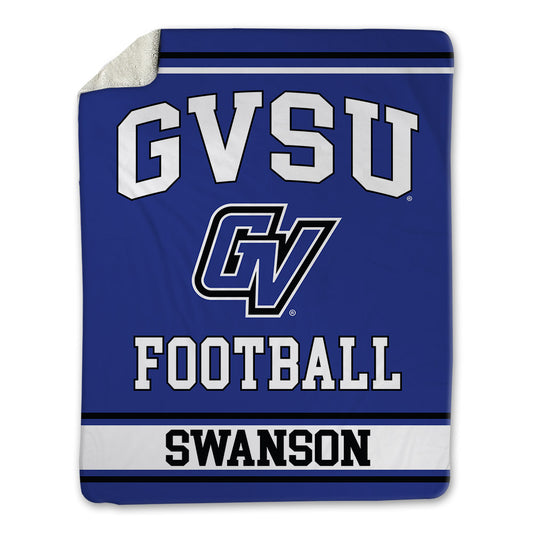 Grand Valley - NCAA Football : Abe Swanson - Blanket-0