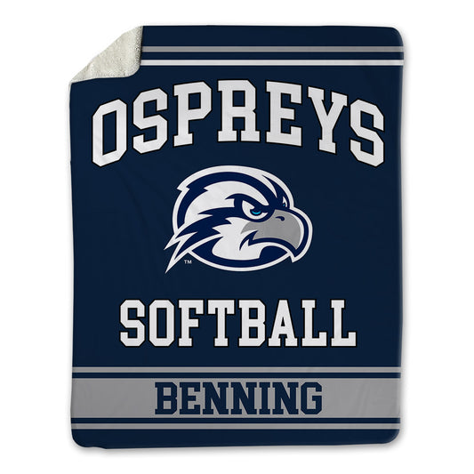 UNF - NCAA Softball : Allison Benning - Blanket-0