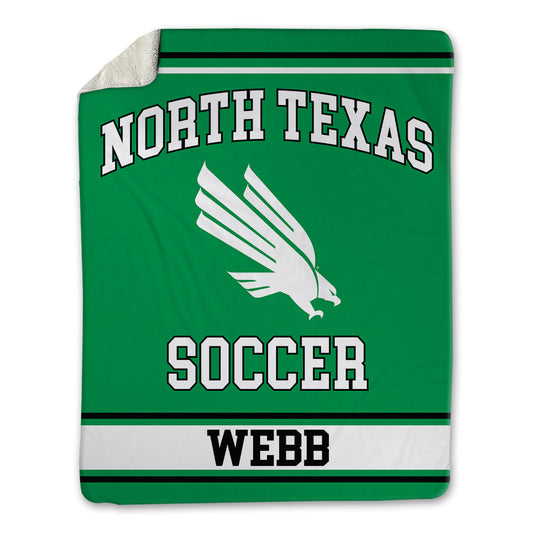 North Texas - NCAA Women's Soccer : Sarah Peyton Webb - Blanket-0