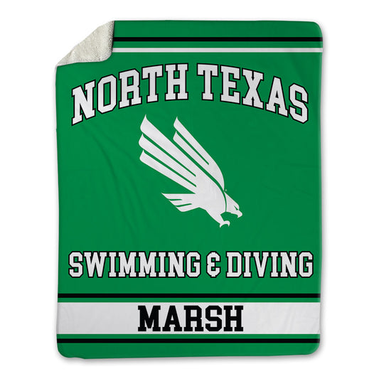 North Texas - NCAA Women's Swimming & Diving : Noelle Marsh - Blanket-0