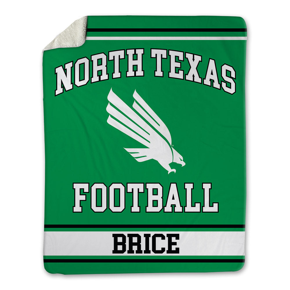 North Texas - NCAA Football : Xavion Brice - Blanket-0