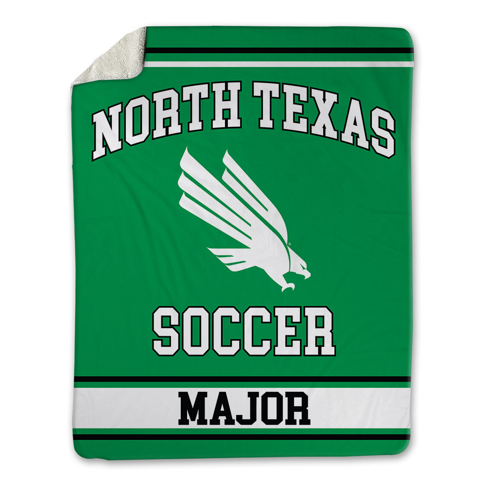 North Texas - NCAA Women's Soccer : Abigail Major - Blanket-0