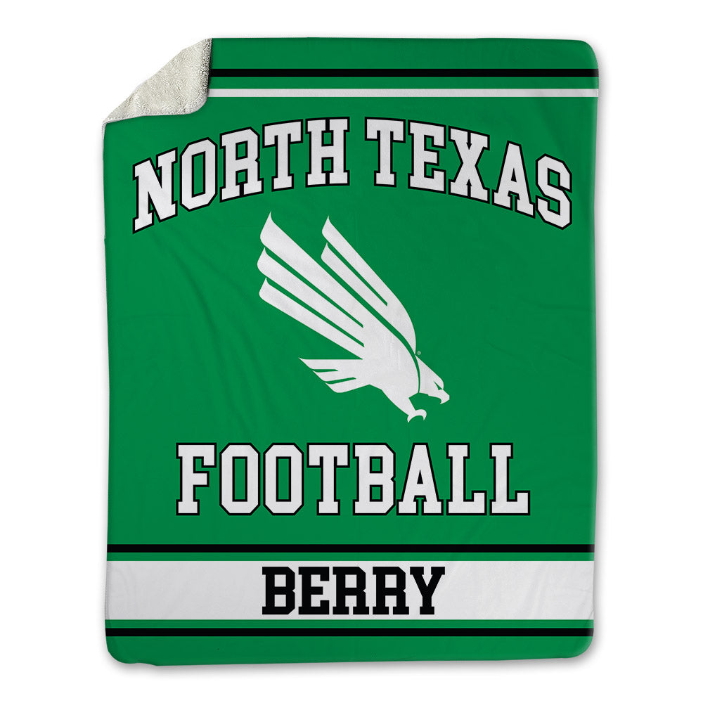 North Texas - NCAA Football : Amarion Berry - Blanket-0