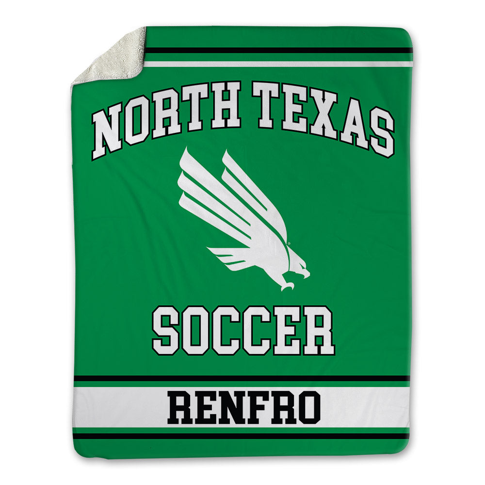 North Texas - NCAA Women's Soccer : Peyton Renfro - Blanket-0