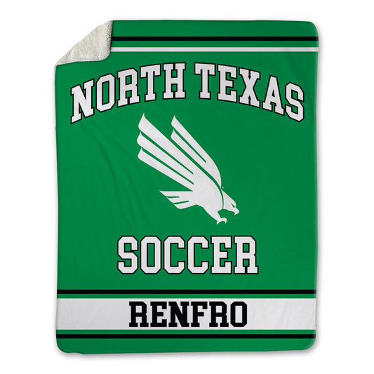 North Texas - NCAA Women's Soccer : Peyton Renfro - Blanket-0