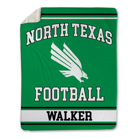 North Texas - NCAA Football : Jenson Walker - Blanket-0