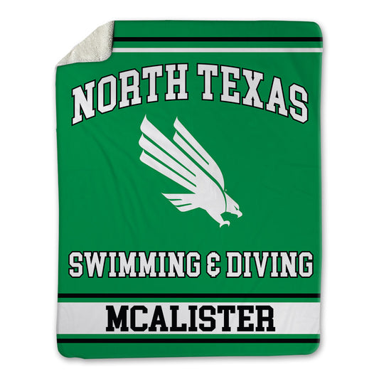 North Texas - NCAA Women's Swimming & Diving : Caitlin McAlister - Blanket-0