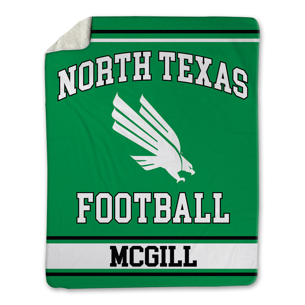 North Texas - NCAA Football : Makenzie Mcgill - Blanket-0