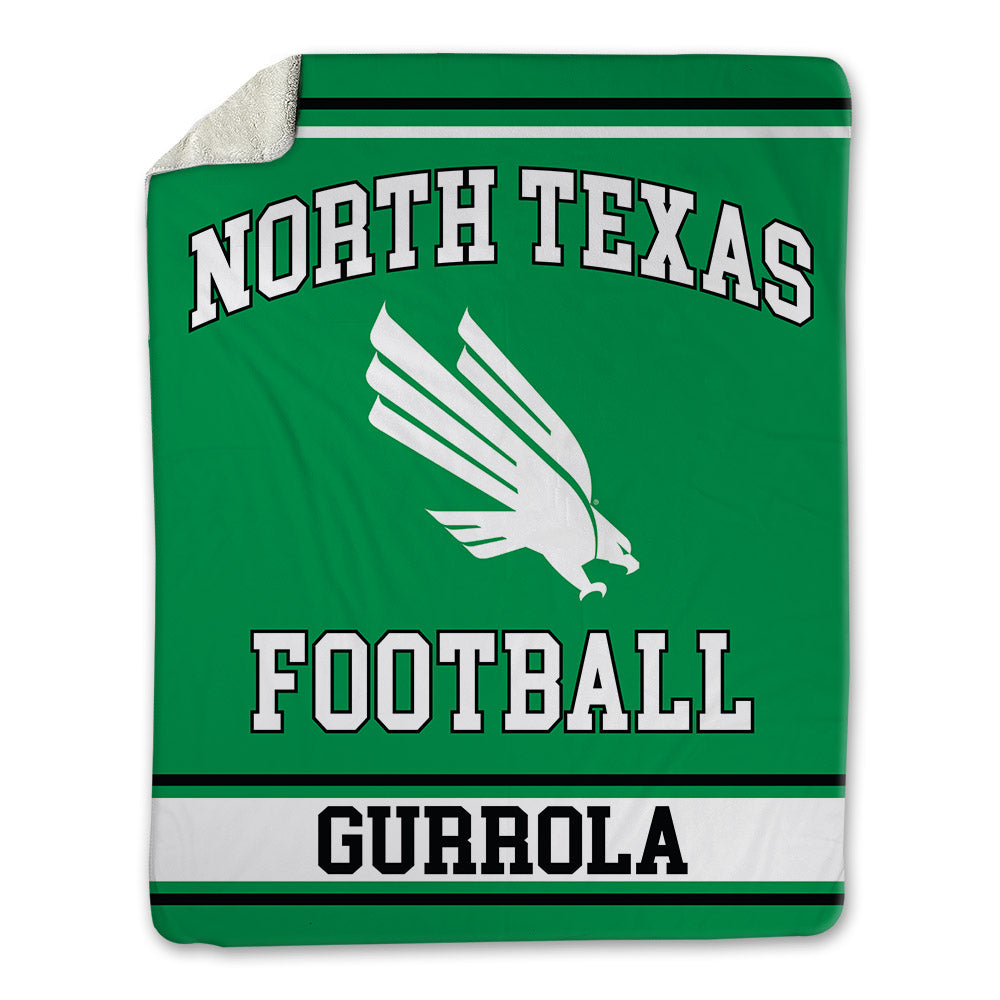 North Texas - NCAA Football : Paul Gurrola - Blanket-0