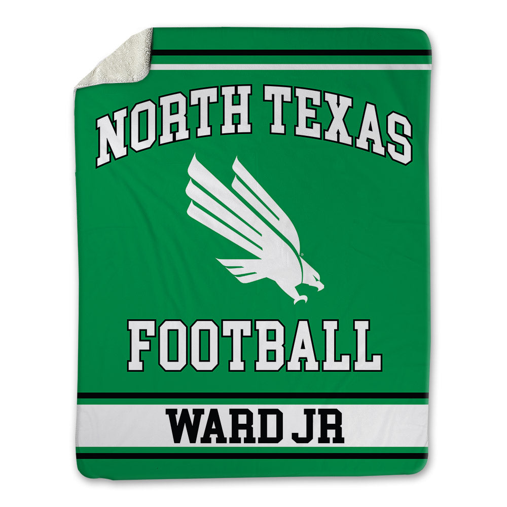 North Texas - NCAA Football : Damon Ward Jr - Blanket-0