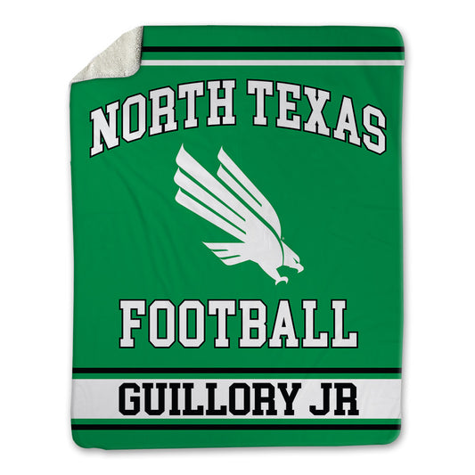 North Texas - NCAA Football : Alphie Guillory Jr - Blanket-0