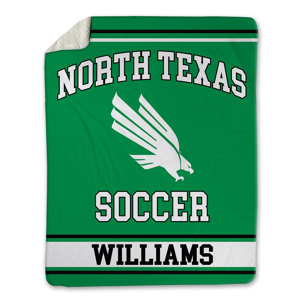 North Texas - NCAA Women's Soccer : Katherine Williams - Blanket-0