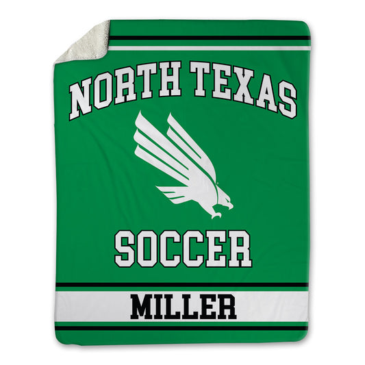 North Texas - NCAA Women's Soccer : Alexis Miller - Blanket-0